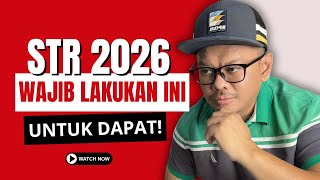 WAJIB LAKUKAN INI UTK DAPAT STR 2026!