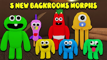 UPDATE - How To Get 5 NEW MORPHS in Backrooms Morphs - ROBLOX