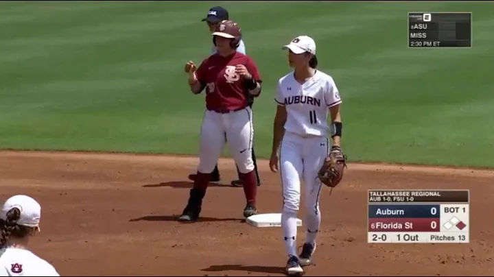 FSU Softball vs Auburn 2018 NCAA Regional Tournament
