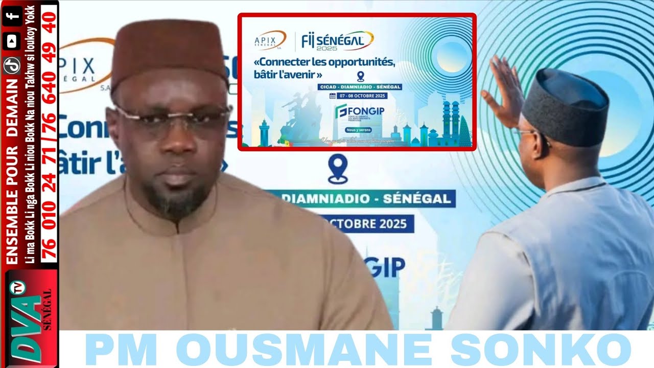Le Discours plein de vision du PM Ousmane Sonko au Forum de l’Investissement “Fii Sénégal 2025”
