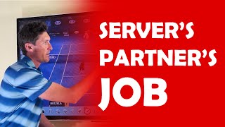 The Server's Partner | DOUBLES RESPONSIBILITIES Ultimate Server S Partner Guide Doubles Tennis