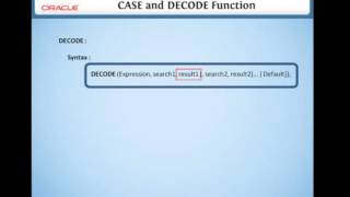 7 6 Case and Decode Function