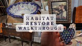 Habitat ReStore ~ 💗Artwork, 💗Vintage Furniture & MORE!! #shopping #thrifting #vintage #deals