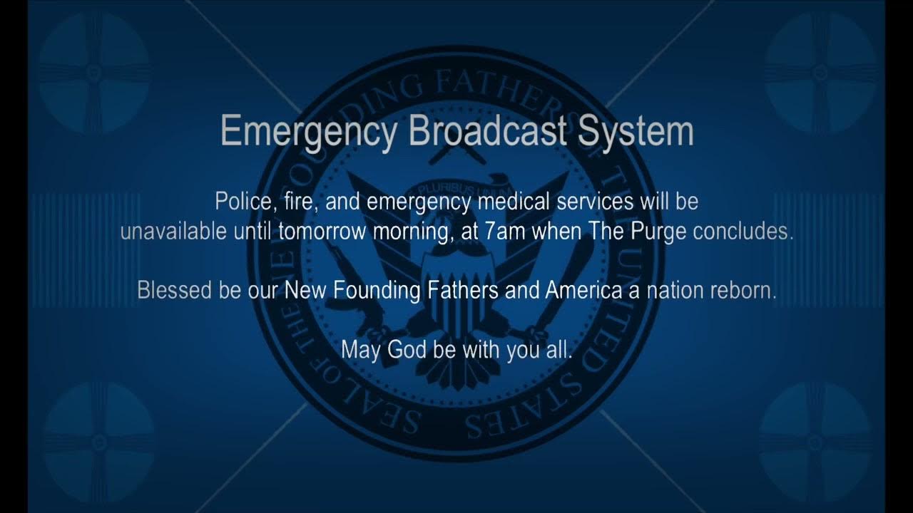 The Purge Announcement and Countdown YouTube