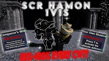 [YBA] SCR + Pre-Nerf Hamon was a menace