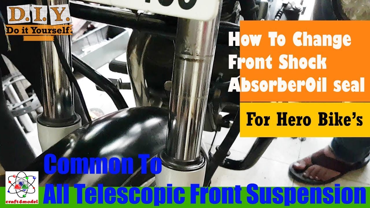 Oil Seal Replacement of Front Shock Absorber YouTube