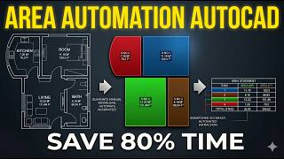 Area Automation AutoCAD Save 80% Time : LISP