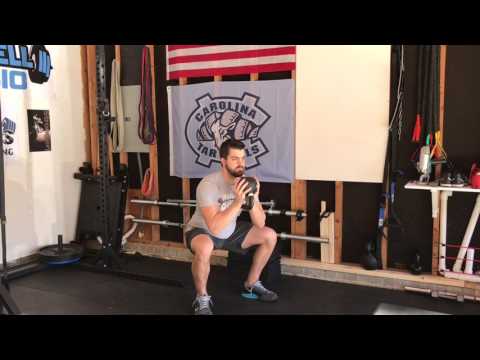 The best corrective squat exercises - The Goblet Squat and Using Bands as Tactile Cues