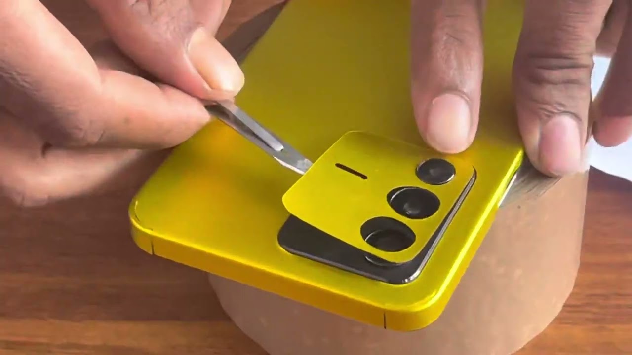 Vivo v23 Versace gold back cover design apple panel YouTube