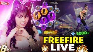 🔴FREE FIRE LIVE WITH RIYA AND 1 VS 4 GUILD TEST😎 #classyff #fflive #freefire #girlgamer