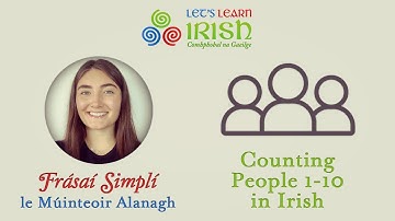 How to Count People in Irish, 1-10