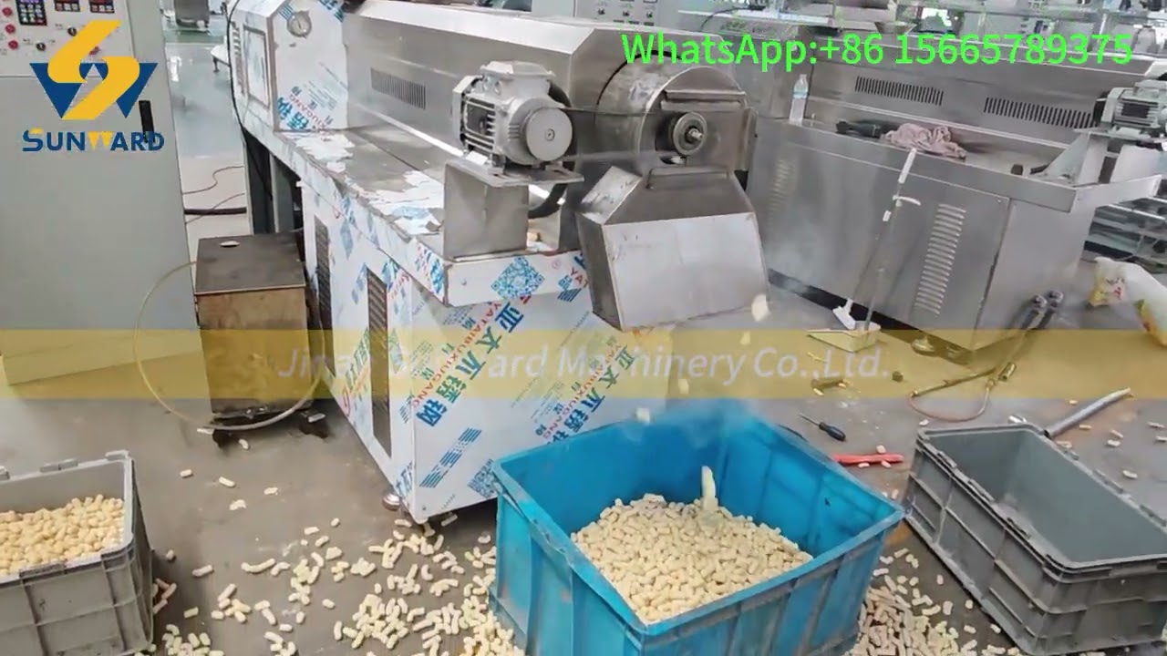 Nutritional powder production equipment is in the puffing trial stage.