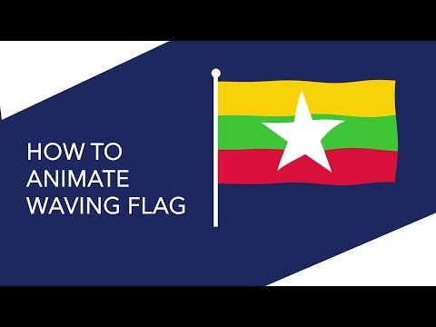 How to animate a waving flag - After Effect Tutorial