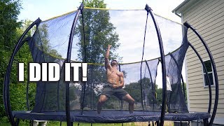 Double Flip Practice Gone Right!