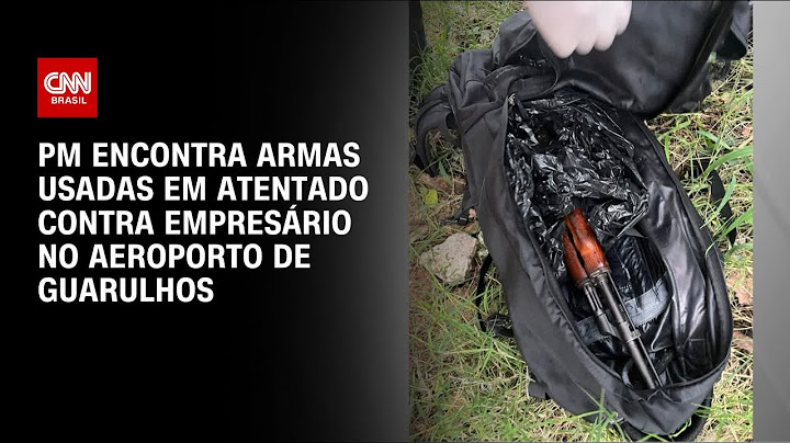 PM encontra armas usadas em atentado contra empresário no Aeroporto de Guarulhos | CNN PRIME TIME