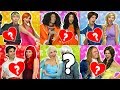 PRINCESS VALENTINES DANCE. WHO IS WITH ELSA? (With Ariel, Moana, Rapunzel, Belle and Anna)