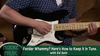 Fender Whammy? Here's How to Keep it in Tune.