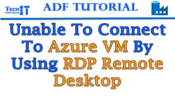 Unable to connect to Azure VM using RDP Remote Desktop can