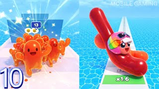 Join Blob Clash 3D — Crowd Run Forward vs Reverse Gameplay Walkthrough Part-10 | MOBILE GAMING  screenshot 3
