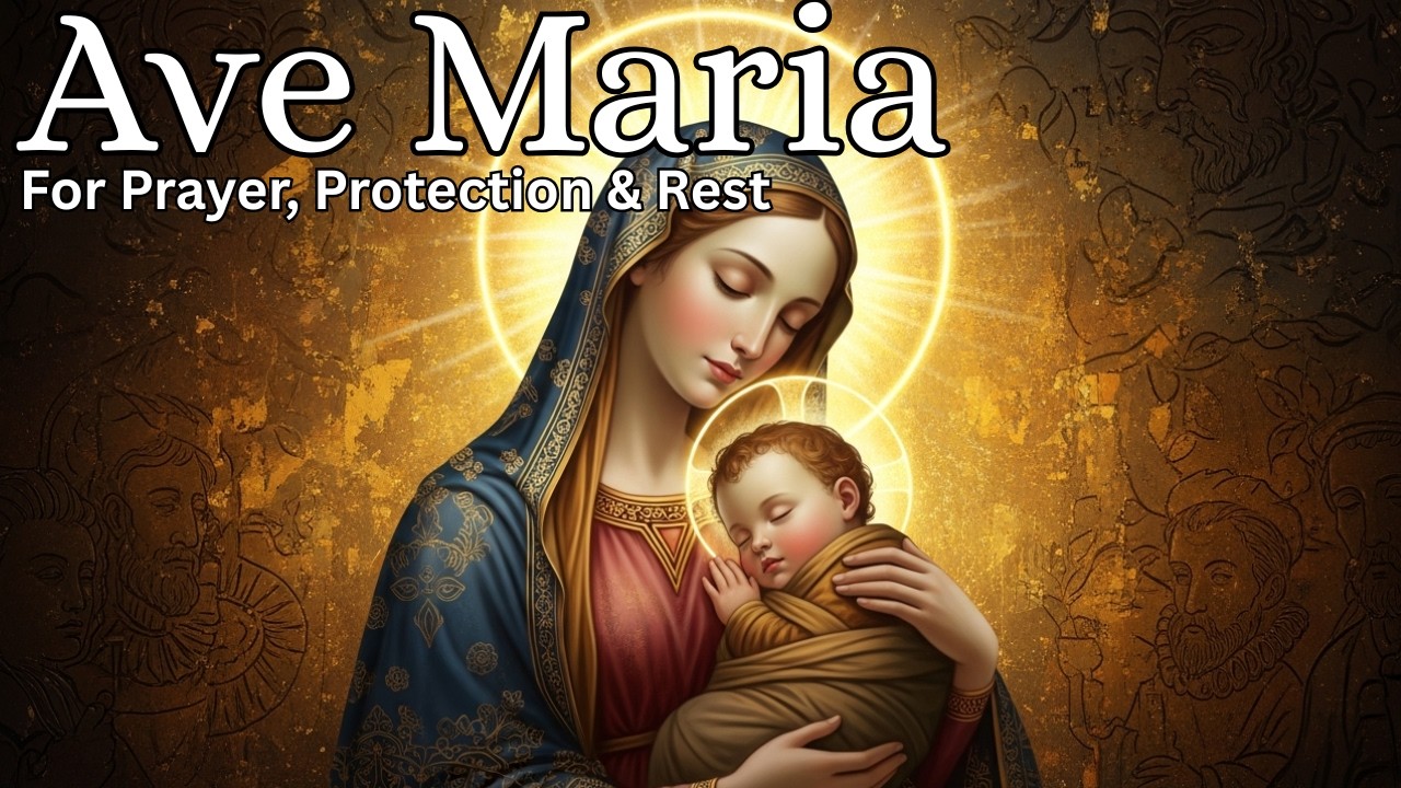 Ave Maria Catholic Prayer 🙏 Gregorian Chant Sacred Marian Hymn for ...