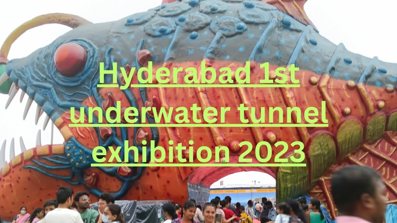 Underwater Tunnel Aquarium Expo 2023 Hyderabad Fish Aquarium in