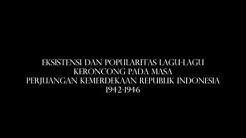 Lagu-lagu keroncong perjuangan Indonesia 1942-1946  - Durasi: 26:49. 