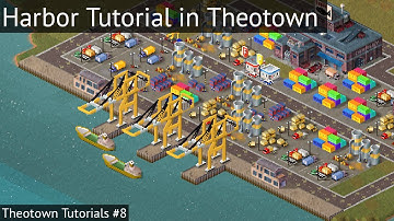 How to make Harbor in theotown - Theotown Tutorials #8
