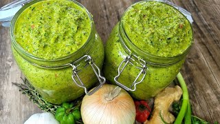 AMAZING GREEN SEASONING| recipe