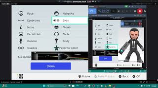 Joanna Dark spying on Grimshaw in Perfect Dark - Patrick Mccallion Tomodachi Life NintendoSwitch Mii