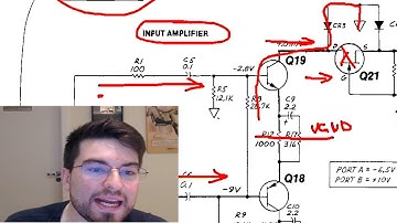 Transistor differential Amplifier