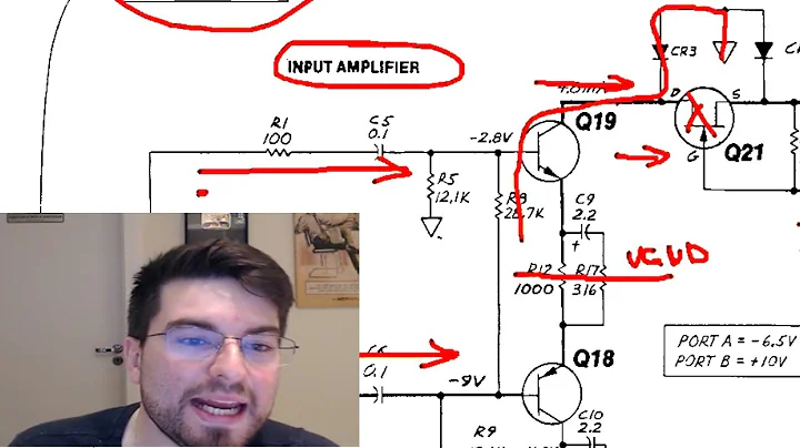 Transistor differential Amplifier