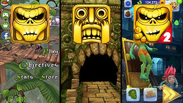 Zombie Run HD Vs Temple Run Vs Zombie Run 2 - Monster Runner Game - Endless Run Gameplay