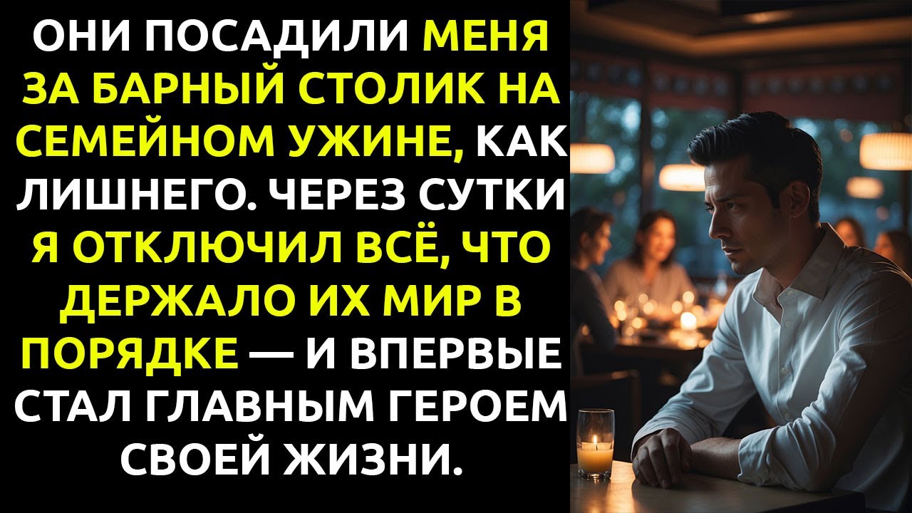 «ТЫ НЕ ДОСТОИН СИДЕТЬ С НАМИ», — сказала мама. ЧЕРЕЗ НЕДЕЛЮ дом был выставлен на продажу.