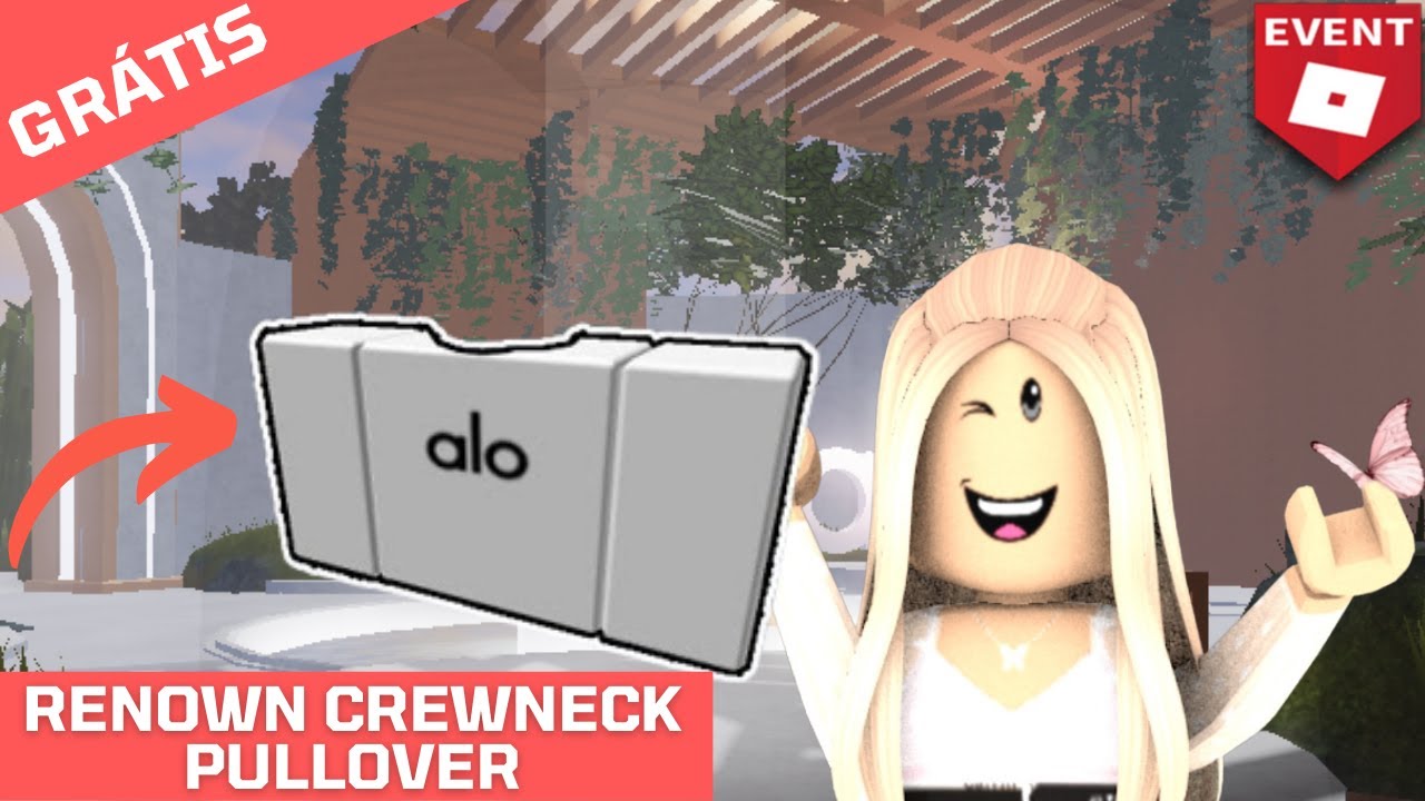 COMO PEGAR A BLUSA GRÁTIS [Renown Crewneck Pullover] Roblox Evento Alo  Sanctuary - Tal Pai, Tal Filho - Games