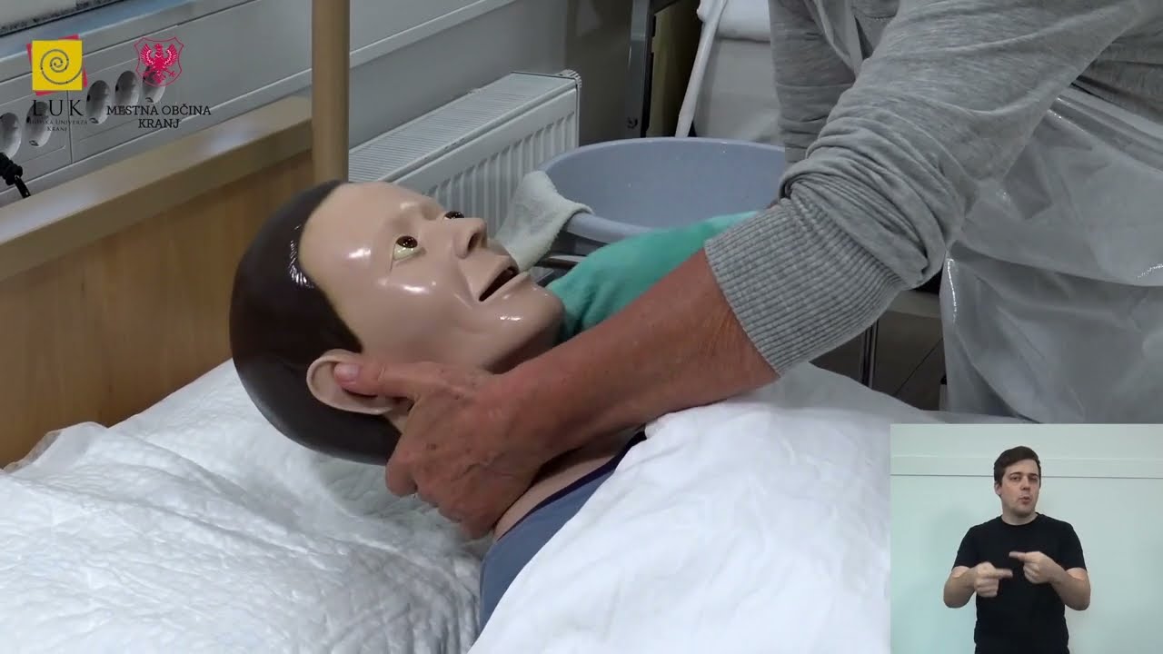 Nega na domu - umivanje delno pokretne osebe