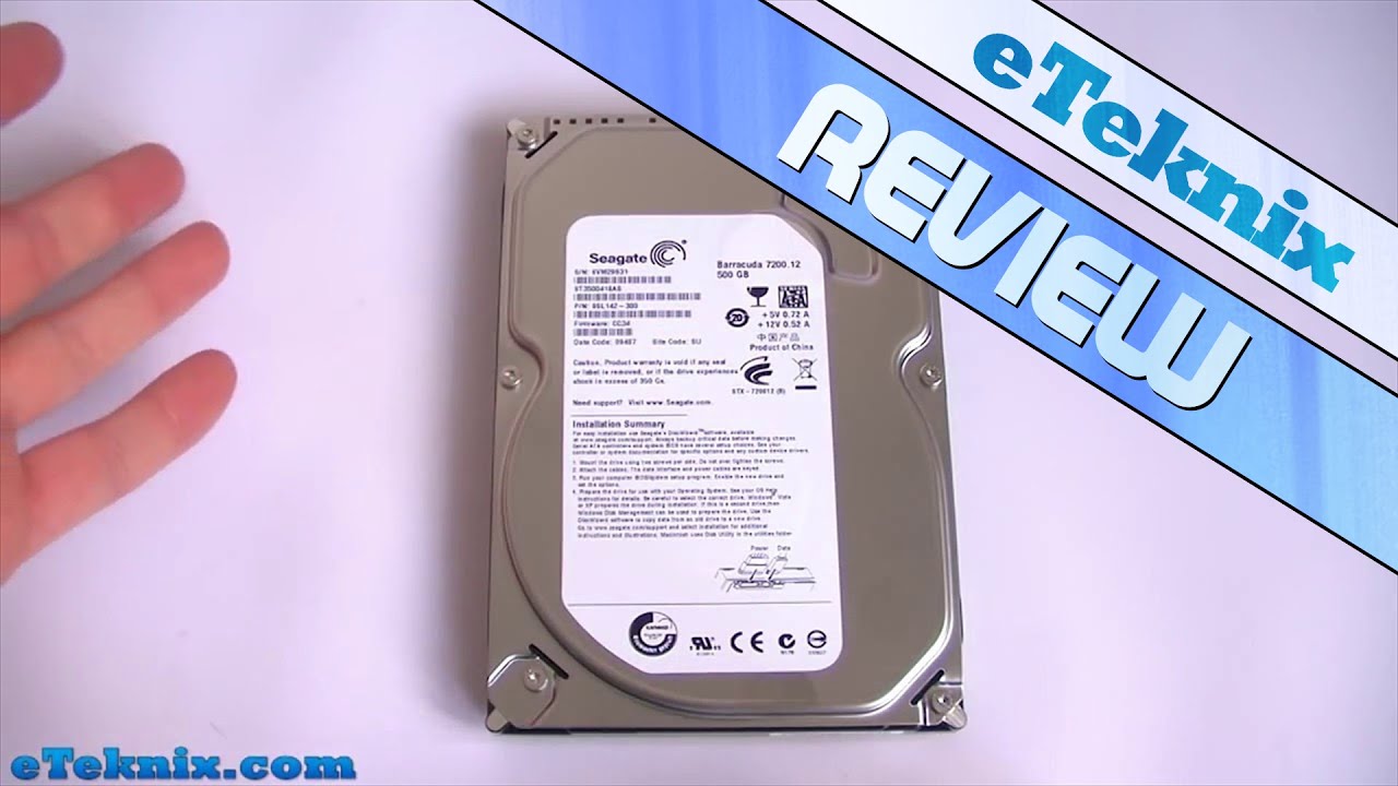 hatch Samuel Step Seagate Barracuda ST3500418AS Review - Quiet for an HDD! - YouTube