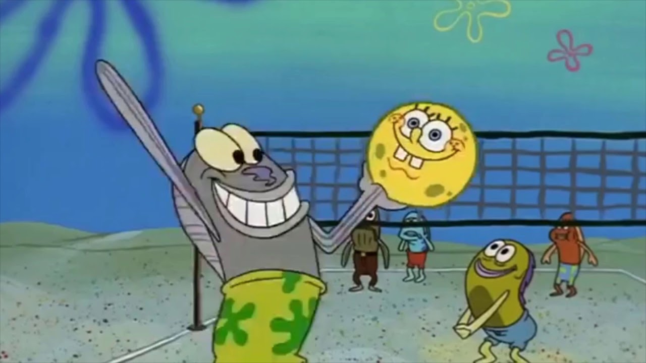 Spongebob volleyball YouTube