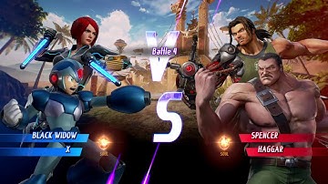MARVEL VS. CAPCOM: INFINITE Black Widow,X Requested Gameplay In Arcade Mode