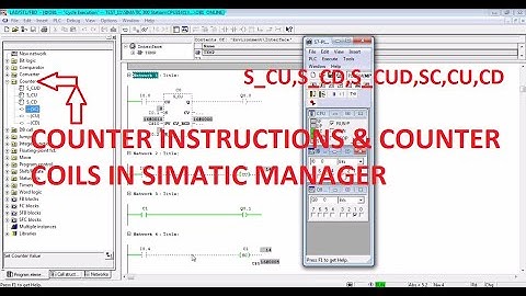 COUNTER INSTRUCTIONS IN SIMATIC MANAGER 5.6