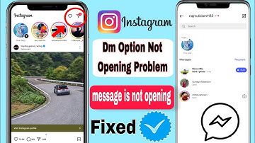 instagram dm message button not opening today | instagram message dm box not opening problem 2025