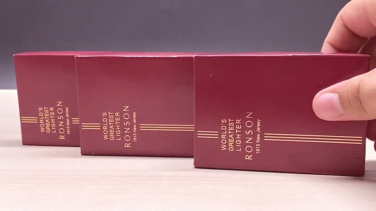 Ronson Lighter: Review of Ronson luxury gas lighter, varaflam 