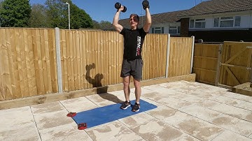 Dumbbell - Biceps Curl to Shoulder Press to Triceps Extension  TeamRAF