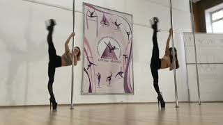 Exotic poledancing with Valeria