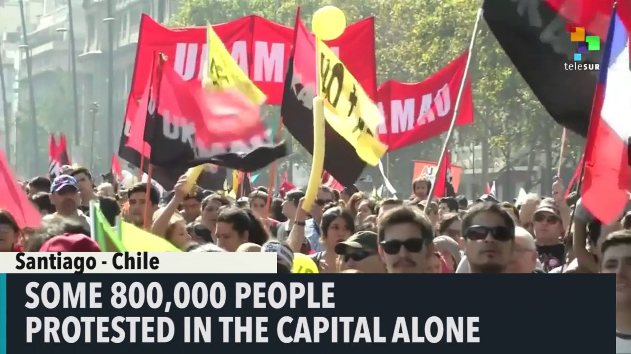 record-turnout-for-pensions-protest-in-chile-youtube