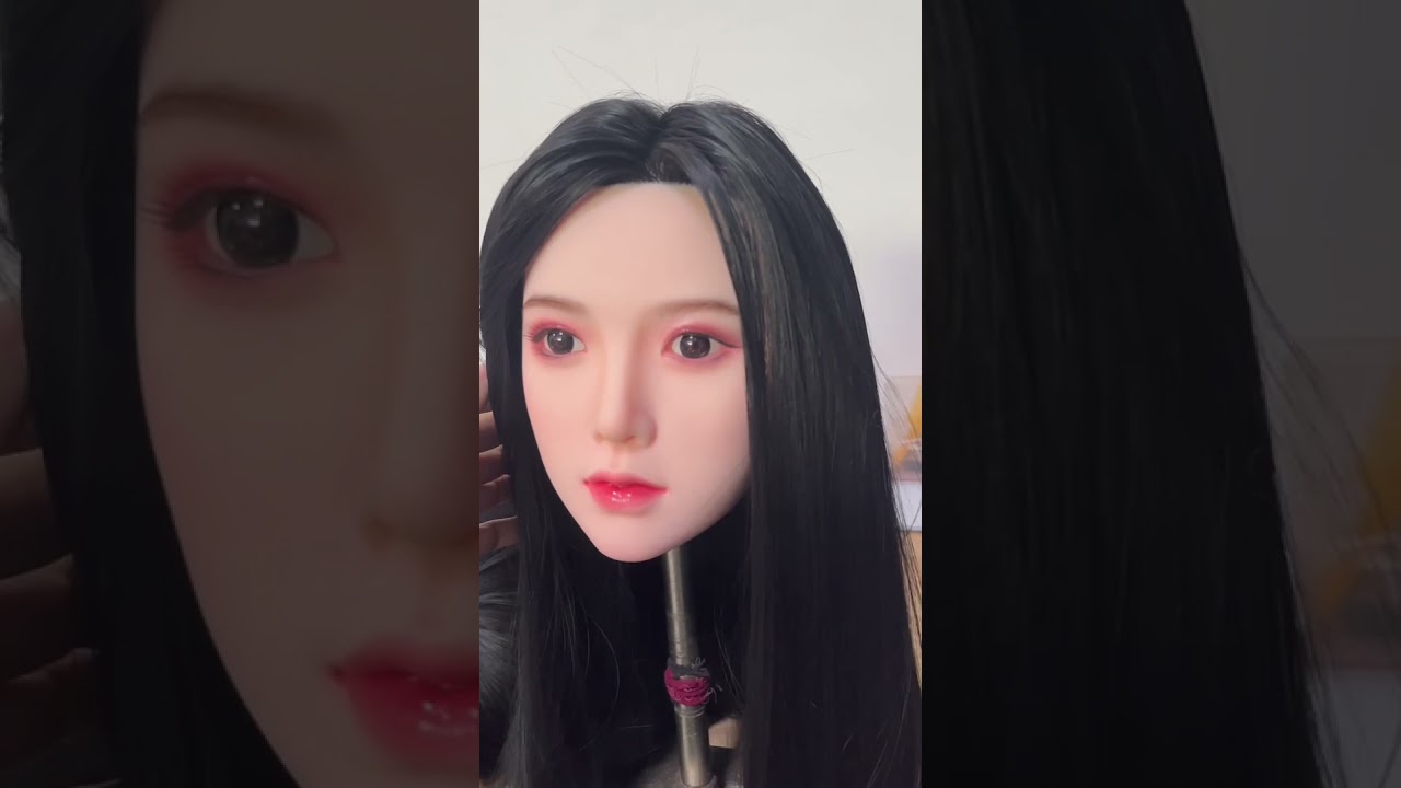 Elegant Asian Beauty | Custom Silicone Doll Head with Natural Details