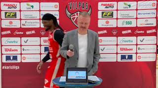 TietoAreena -postgame 20.04.2022 (3.ve) Vilpas Vikings vs Kataja Basket