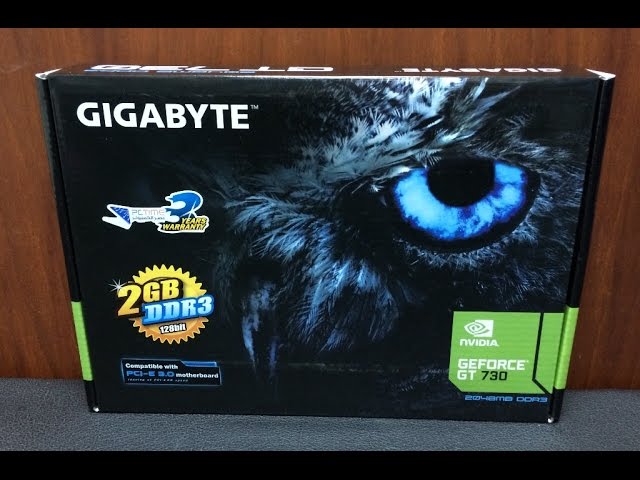 GIGABYTE GeForce GT 730 GV-N730D3-2GI (rev. 3.0) Graphics Card, 2GB 64-bit  GDDR3, GV-N730D3-2GI REV3.0 Video Card 