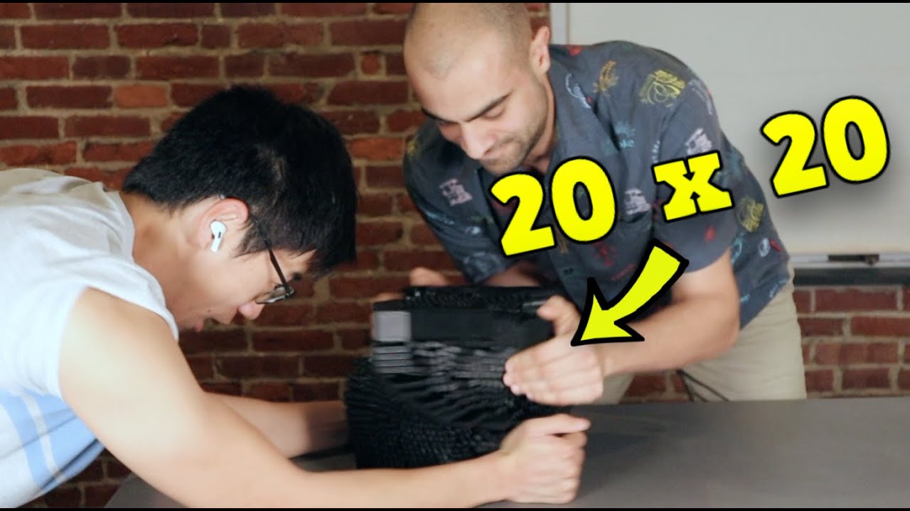 Exploding 20x20 Rubik's Cube YouTube