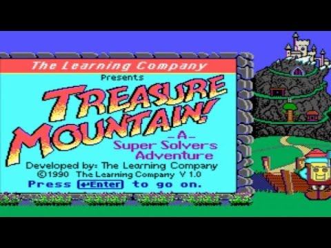 Super Solvers: Treasure Mountain gameplay (PC Game, 1990)