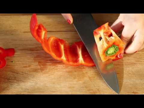 Video: Så Vackert Att Skära Paprika